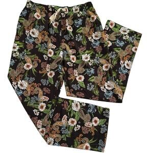 NWT BDG UO Brown Floral Paisley Lounge pants Large